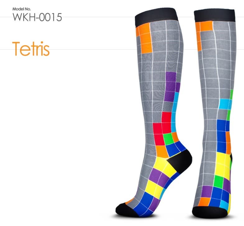Tetris Socks_ Knee High Socks_ Knee Socks_ Wondersocks